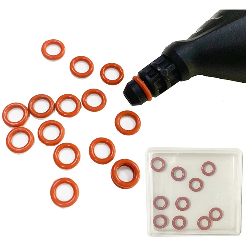 10Pcs O-Ring Silicone Seals Kit 2.884-312.0 for Karcher Steam Cleaner SC2 SC3 SC4 SC5 CT10 Vacuum Cleaner - Black