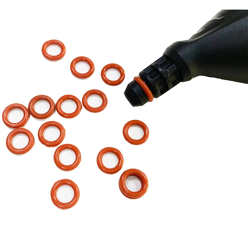 10Pcs O-Ring Silicone Seals Kit 2.884-312.0 for Karcher Steam Cleaner SC2 SC3 SC4 SC5 CT10 Vacuum Cleaner - Black