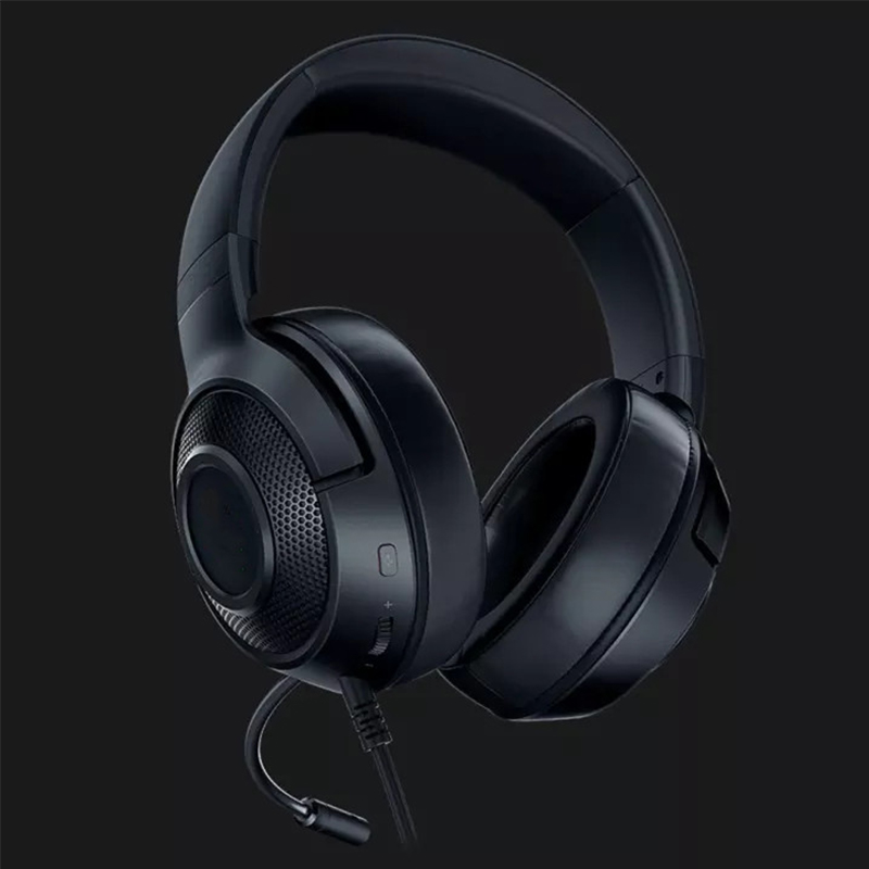 Écouteurs De Casque De Jeu Ultralight 7.1 Son Surround Avec Microphone Pliable Pour PC PS4 PS5 Xbox One - Noir