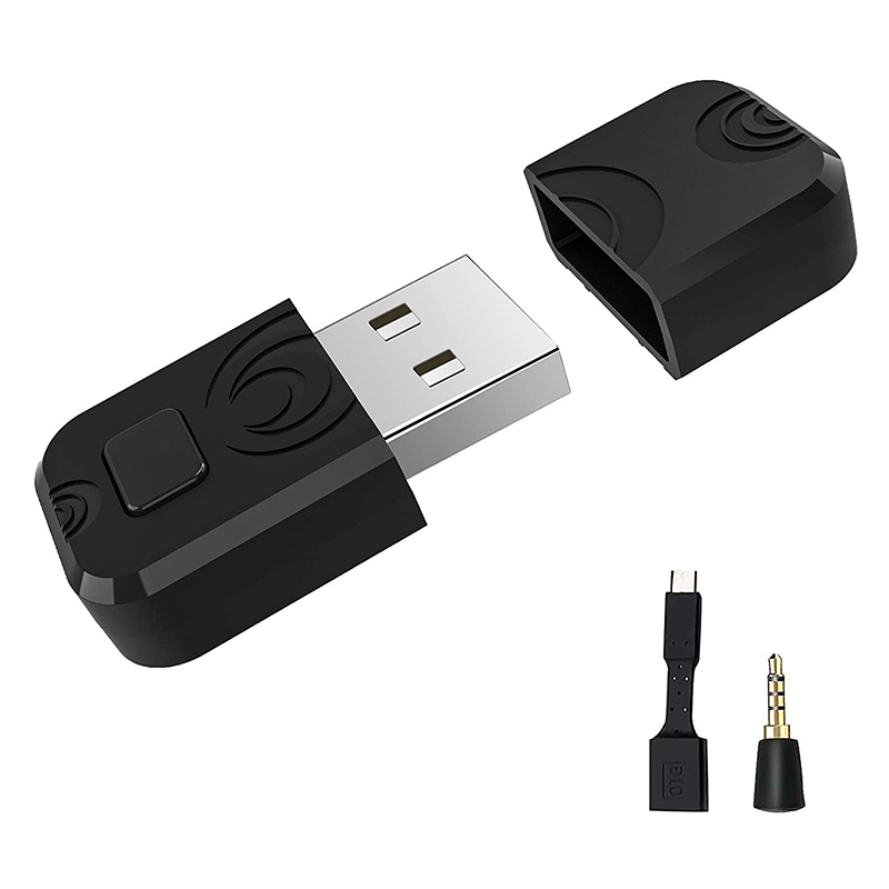 Para PS4 /PS5 PC PC Bluetooth Dongle Wireless Adaptador Adaptador Transmisor