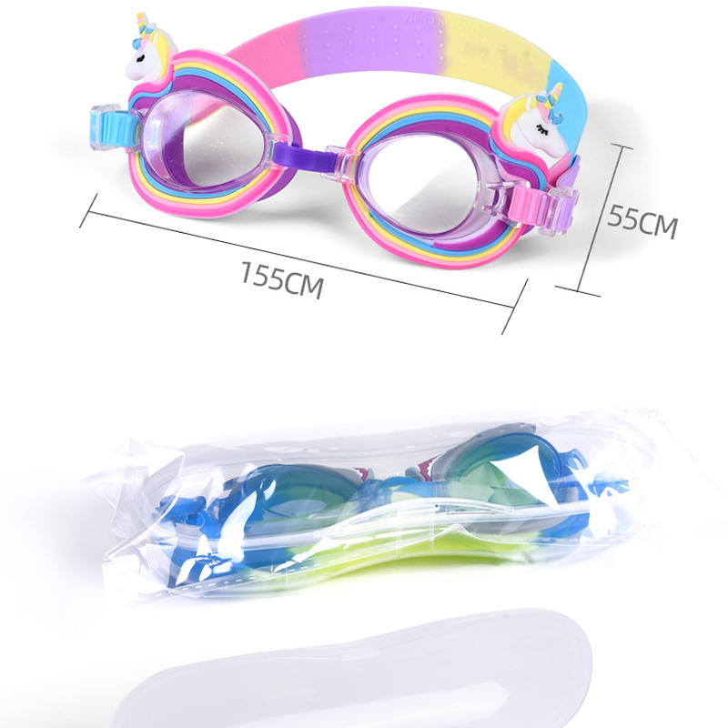 Kinder Schwimmen Goggles Gläser Anti Nebel Klarobjektiv Für Kinder - Grauer Hai