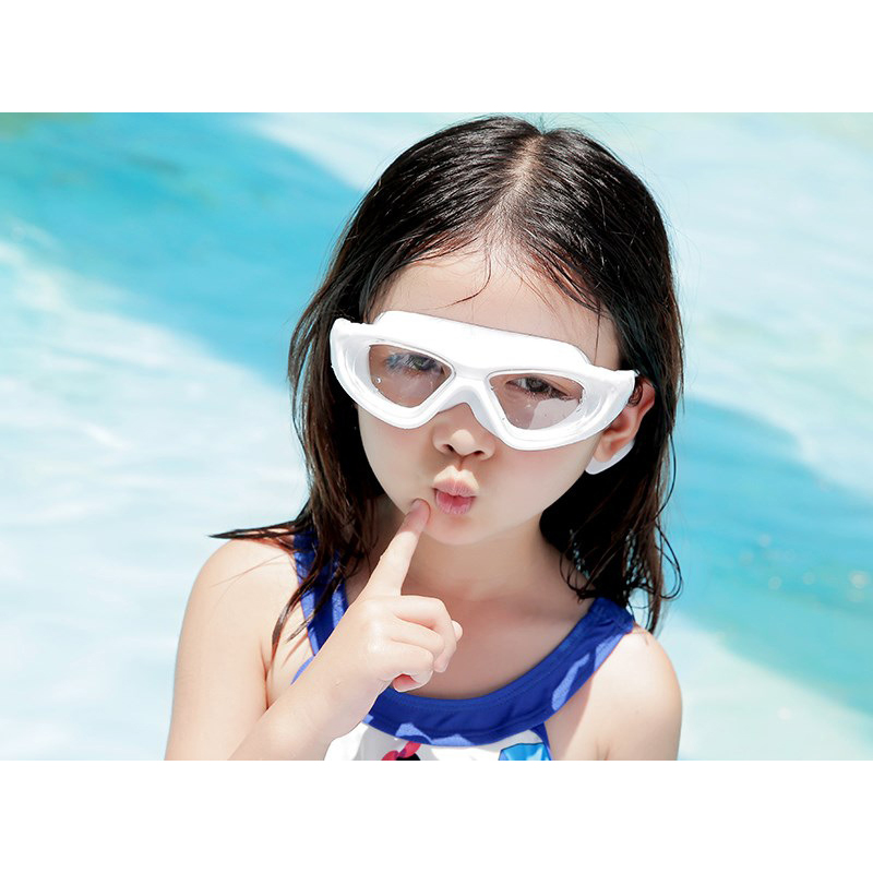 Gafas de Natación Para Niños Gafas de Natación Para Niños Anti Antiniebla Marco de Silicona Suave Para Edades de 3 a 14 Niñas Para Niños - Violeta