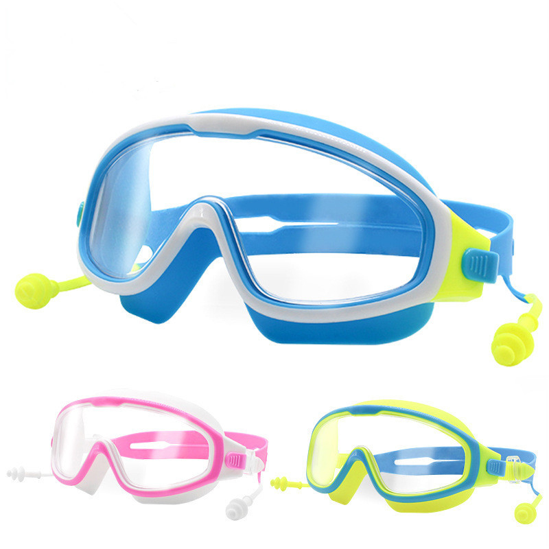 Niños Gafas de Natación Para Natación - Cian / Amarillo