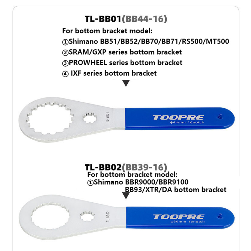 Wholesale Toopre Wrench Mountain Bike Bicycle Bottom Bracket Removal Tool For Shimano Sram Ixf Dub Bsa30 Tl 01 From China Tvc Mall Com