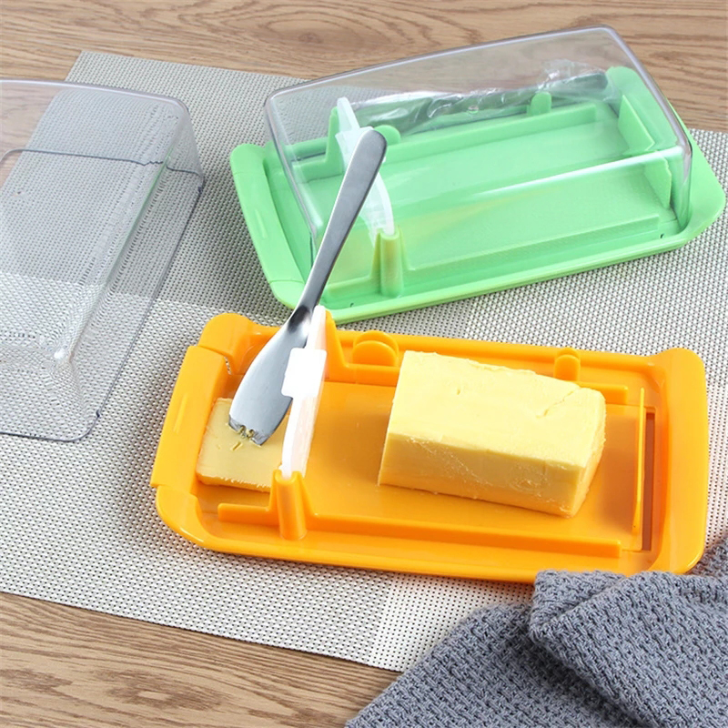 Wholesale Butter Keeper Case with Butter Cutter Butter Dish Box with