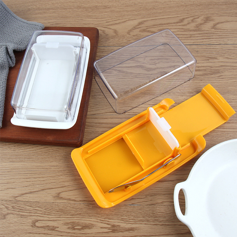 Wholesale Butter Keeper Case with Butter Cutter Butter Dish Box with