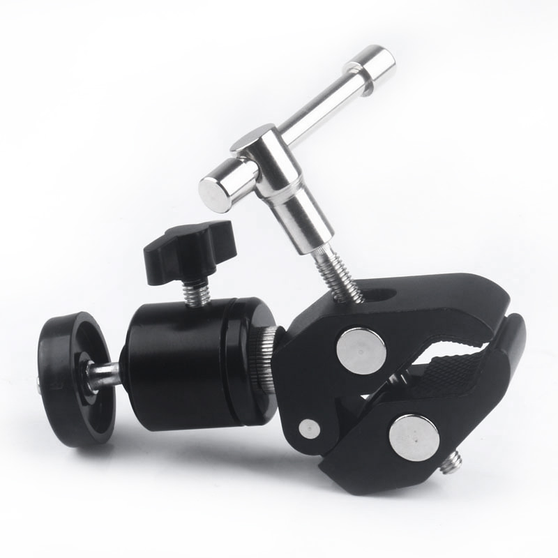 For Fill Light Camera Mount Stabilizer Supported Holder Stand Photography Accessory - Black-2