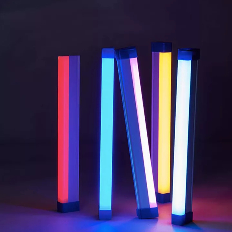 17 cm RGB LED Portatile Light Light Light Light Light Light Photography Light Stick Con Batteria Ricaricabile Integrata - Bambina Blu