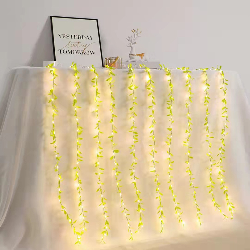 Lumière À Cordes Décorative Laisse La Fée Rideau De Fée Light Mariage De Mariage Décor Pour La Maison - Alimenté Par Pile