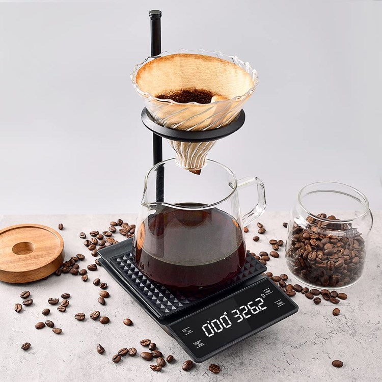 6002 2 Kg/0,1 g Hohe Präzisionskaffee -led -skala Mit Timer Für Die Elektronische Skala Von Kaffee Machen (keine FDA)