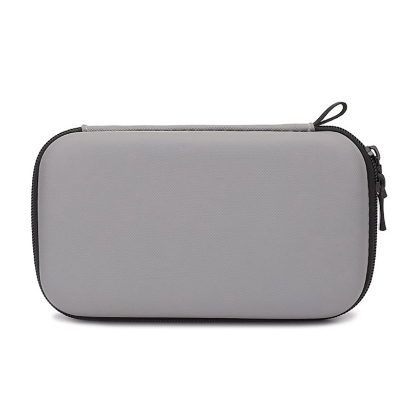 Borsa di Stoccaggio di Hibloks Per DJI Azione 2 Sport Sports Cameratura Zipper Case di Trasporto - Grigio