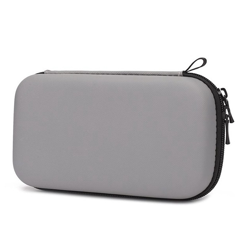 Borsa di Stoccaggio di Hibloks Per DJI Azione 2 Sport Sports Cameratura Zipper Case di Trasporto - Grigio