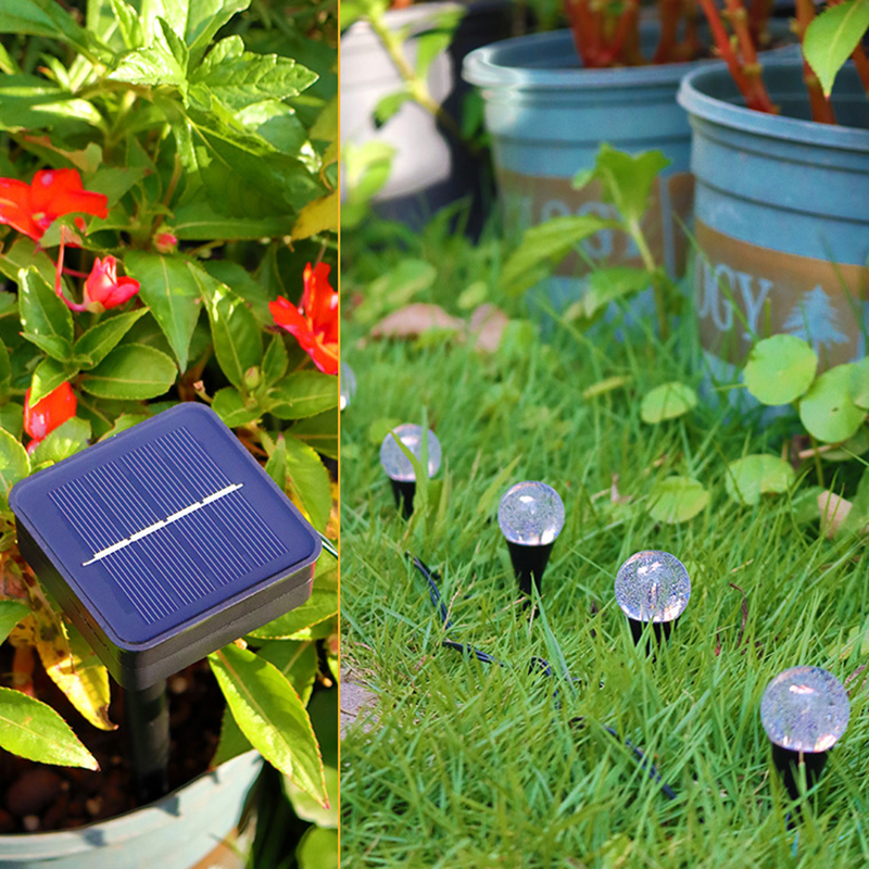 Solar Garten Lichtblasen Ball Fee Lighting Lawn Lampe Für Home Yard Decoration - 20 in 1 / Farbenfrohes Licht