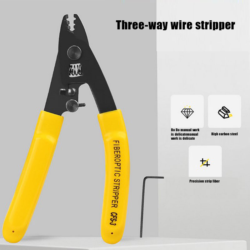 CFS-3 Fiber Optic Wire Stripper Scissor Tool for Working Technician