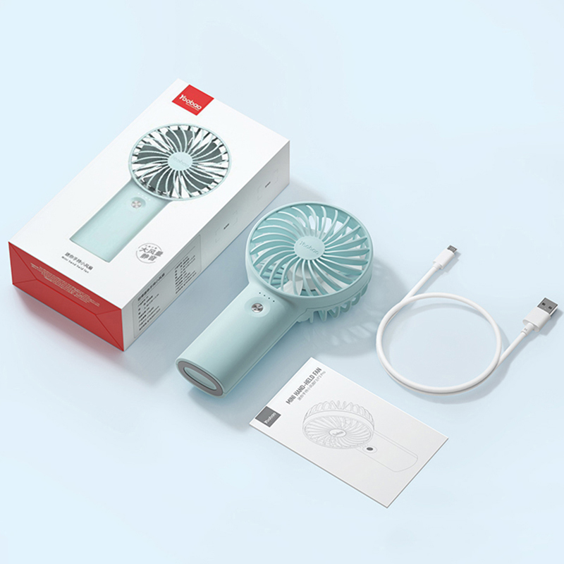 Yoobao F3 Pro Wind Portable Handheld Fan Mini USB Аккуратный Вентилятор Поклонник Поклонник, Офис, Школа, Открытый - Апельсин / 4000 Мач