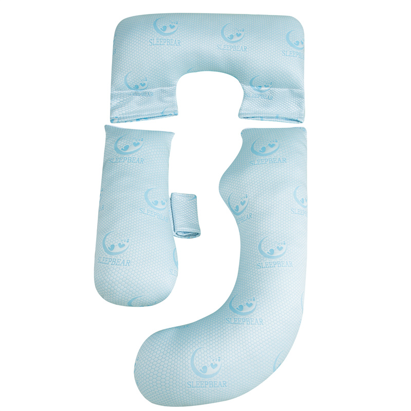 Prise de Grossesse Femmes Oreiller U-Shape Full Body Pillow And Maternity Support Sleeping Oreiller - en Tissu